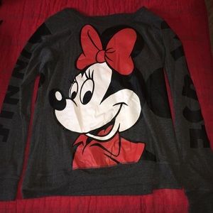 Long sleeve Minnie Mouse tee